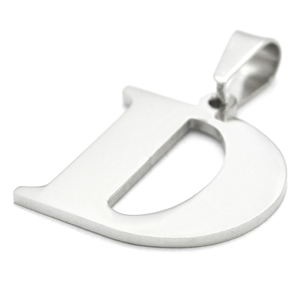 2024 Stainless Steel Alphabet Initial Letter Pendant