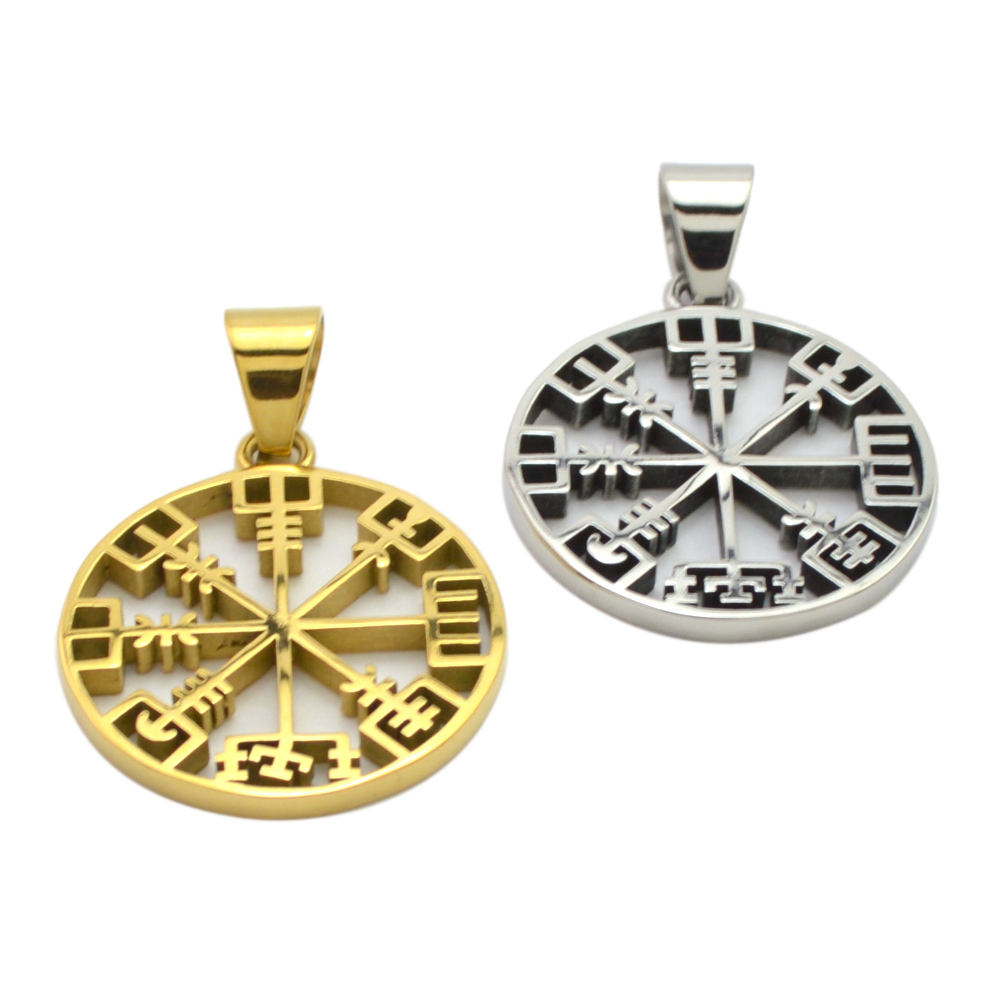 Custom Vintage Norse Rune Male Viking Jewelry for Men