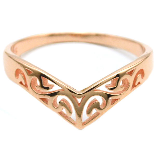 Joyyo Jewelry - Rose gold 925 sterling silver casual rings for ladies