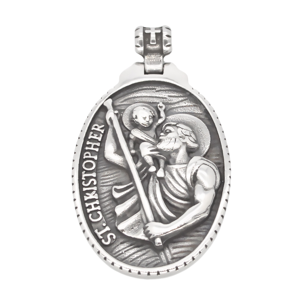 ST Christopher Medal Catholic Religious Pendant for Necklace