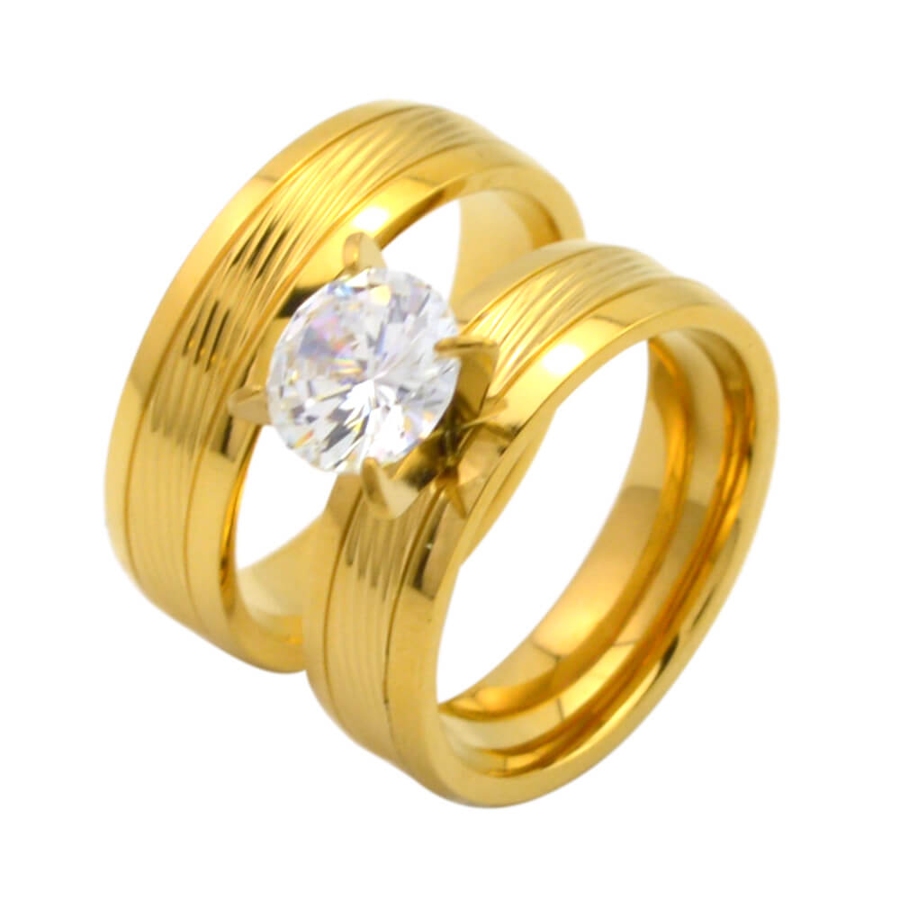 Stainless Steel Couple Rings for Lovers